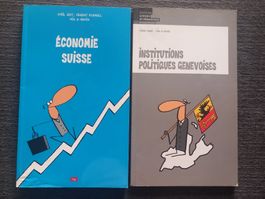 2 Livres Economie Suisse/Institutions Genevoises Mix & Remix