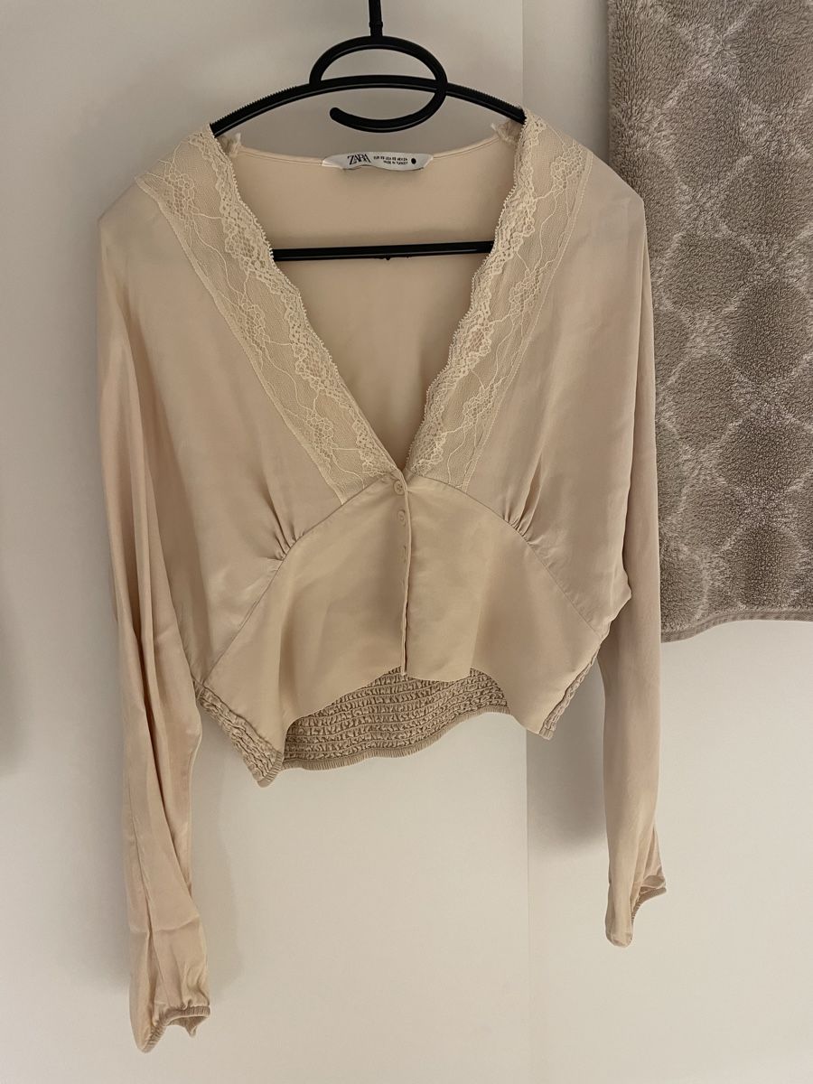 Zara Camicette: Zara elegante Seidenbluse – Nuovo (secondo la descrizione) da Vaduz venduto da GiuliaSu