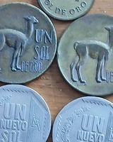 5 Münzen Peru diverse Jahrgänge