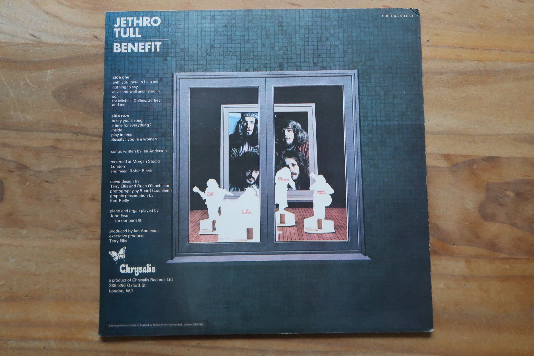 Dischi in vinile: JETHRO TULL - BENEFIT - Green Labels - VINYL LP – Usato da Basel venduto da Patiscat 1