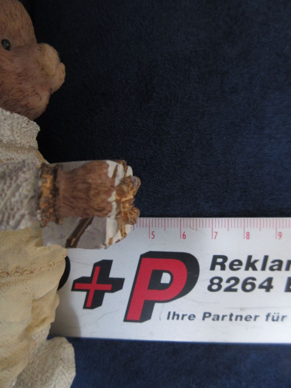 Statuette: Teddybär, kleiner Bär, Bärli mit Geschenk, Teddy – Usato da Egg b. Zürich venduto da Mogli93 6