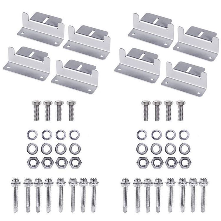 ANFIL ® Solarpanel Halterung Metalldach Verstellbar & Korrosionsbeständig - Sola ANFIL ® Solarpanel Halterung Metalldach Verstellbar & Korrosionsbeständig - Sola