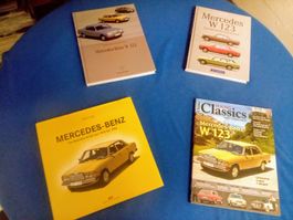 Mercedes W123 4xBücher