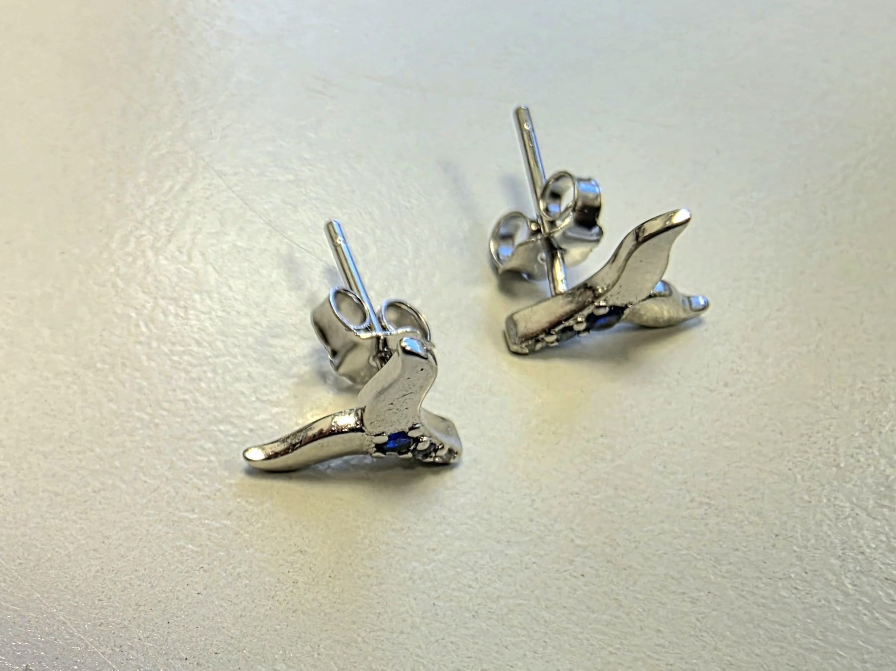 Anelli: Set Ring mit Ohrstecker Delfin Silber 925 – Nuovo (secondo la descrizione) da Madetswil venduto da triforuz 3