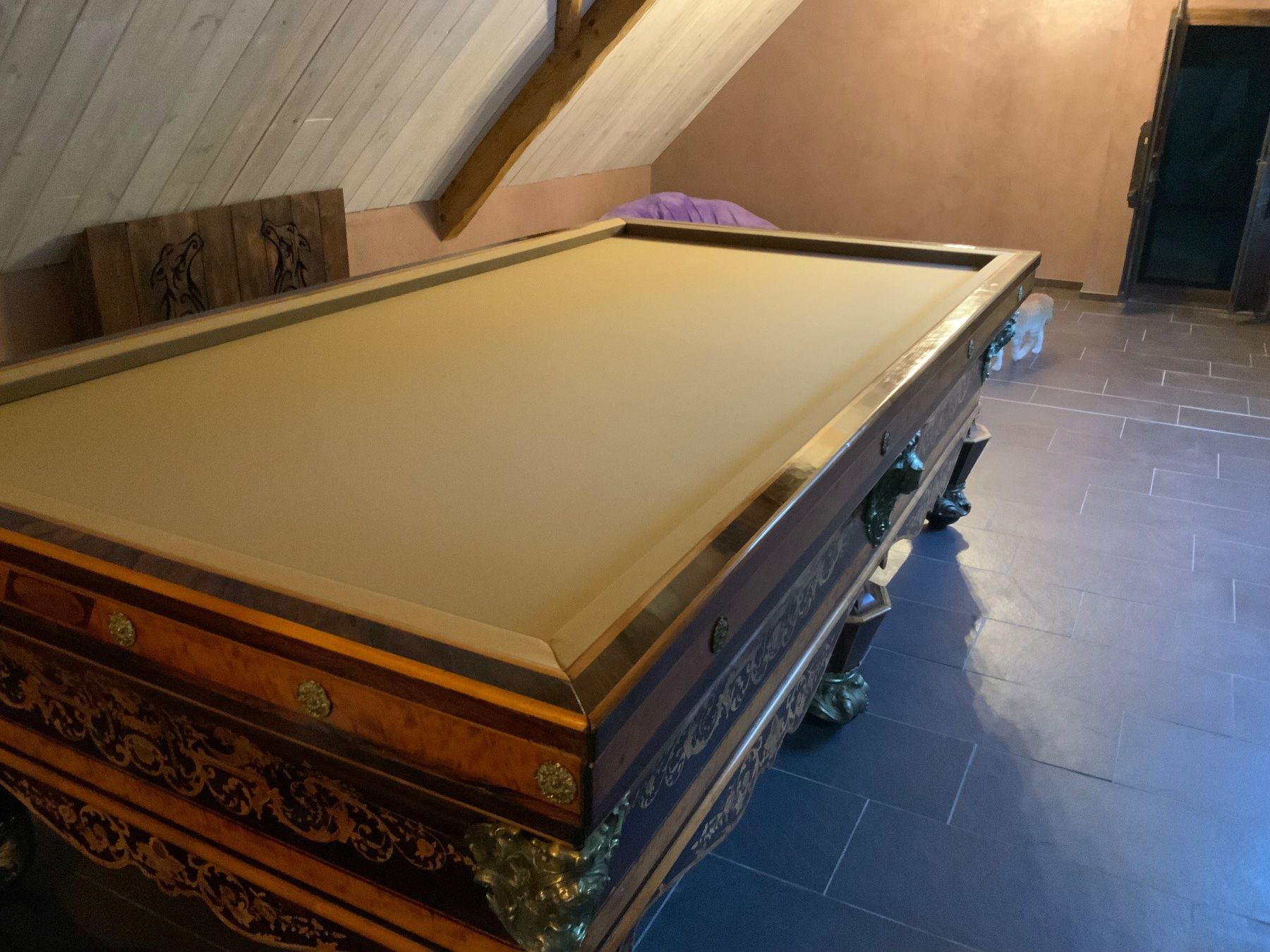 Billiardtische: Billard ancien XIX Carambole type Charles X – Gebraucht aus Bex von prb_8wzv 7