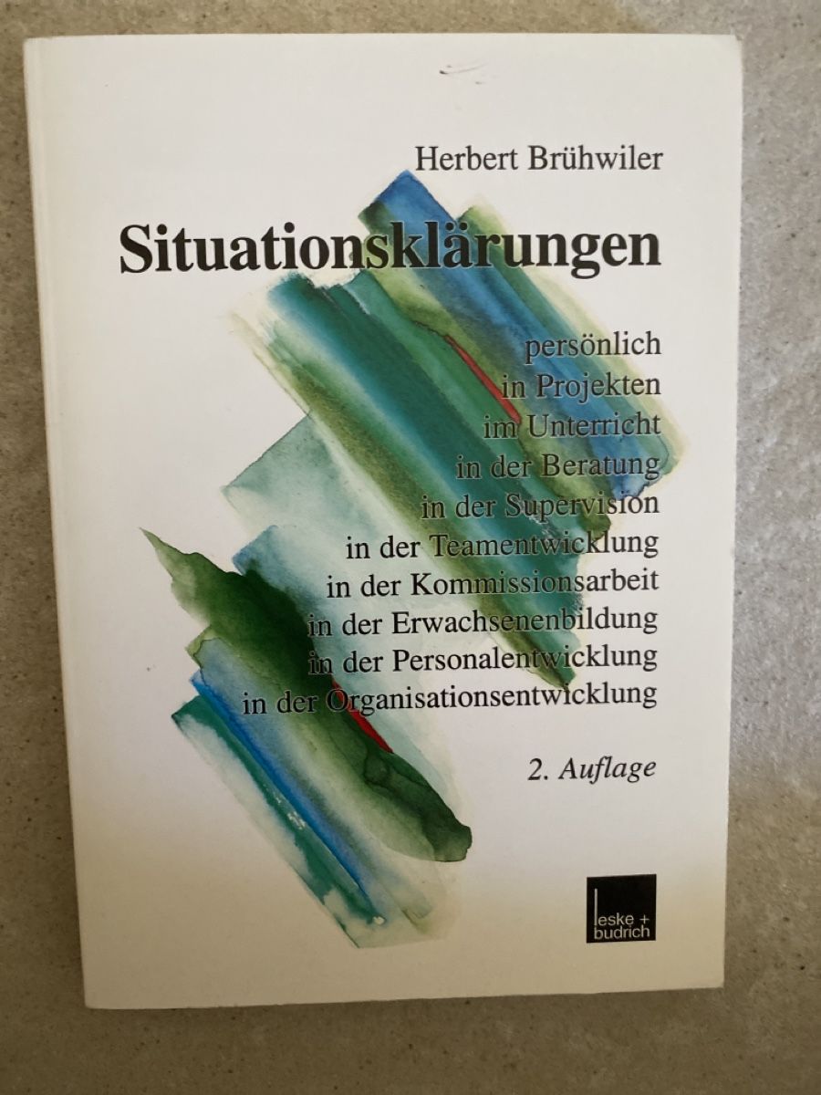 Libri: Situationsklärungen 2. Auflage – Usato da Stettlen venduto da Hansj