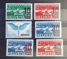 1387) F20,-25, Flugppstmarke postfrisch Kt 50