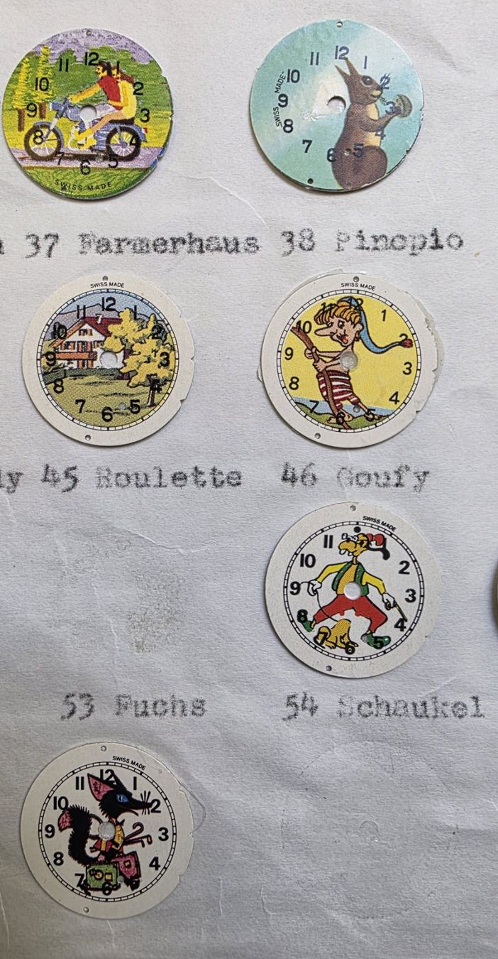 Uhren: Uhrenziffernblätter – Gebraucht aus Niederbuchsiten von B_Marchand 3
