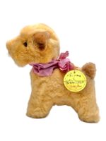 1948 Ancien chien peluche "NIPPY THE PUP" en laine avec Tag