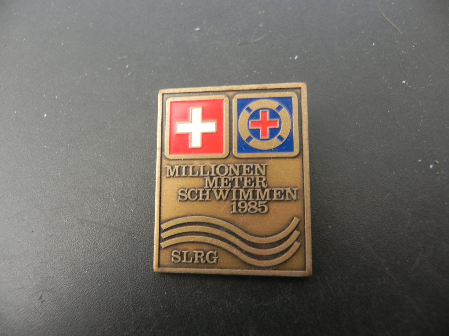 Broches & Aiguilles: Abzeichen Millionenmeter-Schwimmen SLRG SSS 1985 – D'occasion à Biel/Bienne par Gogolozi