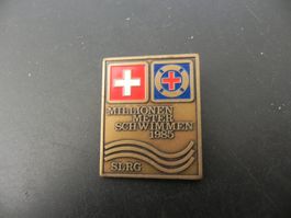 Abzeichen Millionenmeter-Schwimmen SLRG SSS 1985