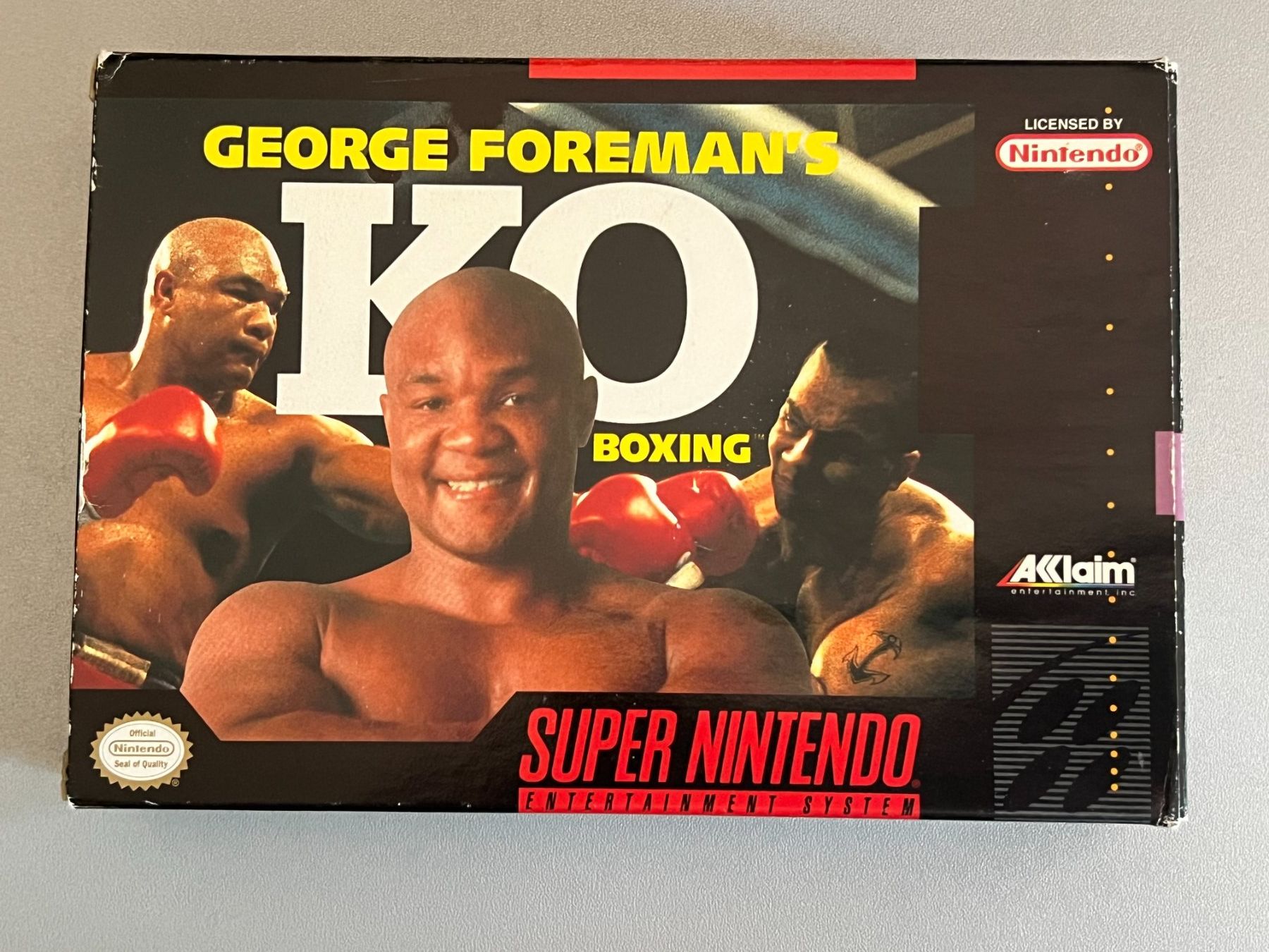 Nintendo Giochi: George Foreman's KO Boxing - SNES – Usato da Rivera venduto da poweradem05