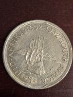 Silber Südafrika 5 Schilling 1952  Silbermünze Numismatik