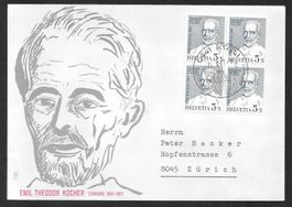 Sonderbrief 50. Todestag Emil Thedor Kocher Rütli 21.8.1967