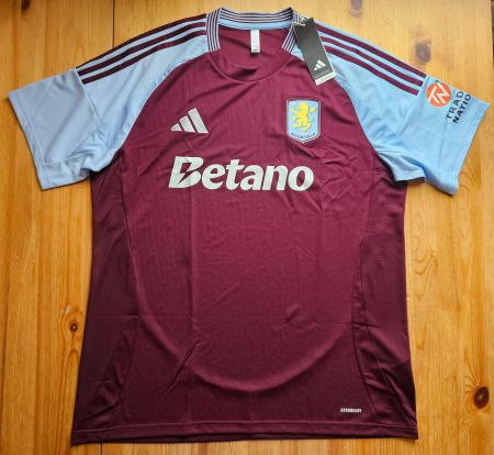 Trikot Aston Villa adidas Gr. XL NEU Birmingham England