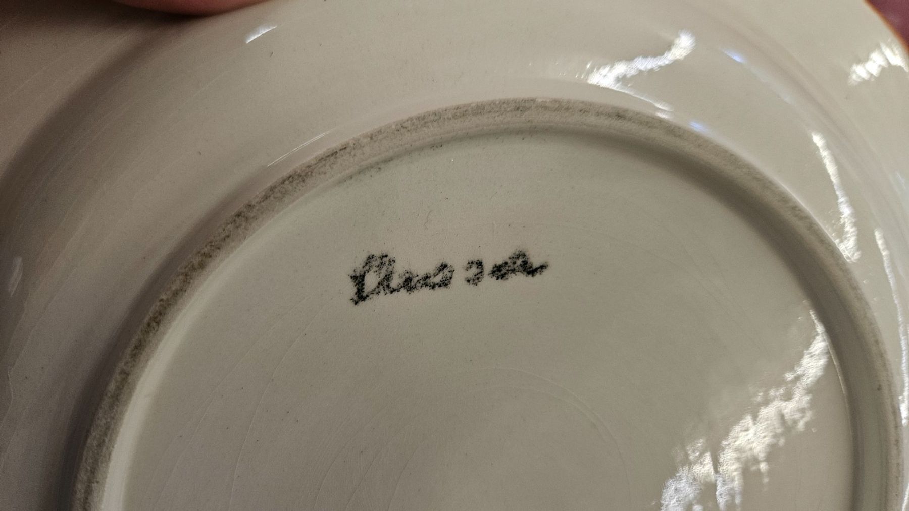 Piatti: Piatto fiorato dipinto a mano – Usato da Melano venduto da H-Sara 2