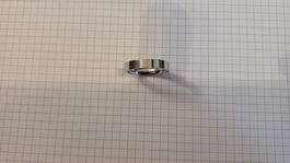 Edelstahl Ring Silberfarben