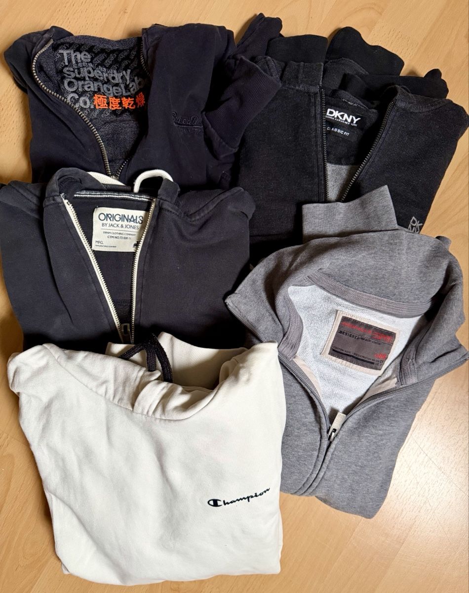 Lotti di vestiti: 5 Herren MarkenKapuzenpullover Jacken Mix  – Usato da Fribourg venduto da Fmia