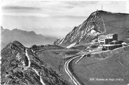 Rochers de Naye mit Bahnstation