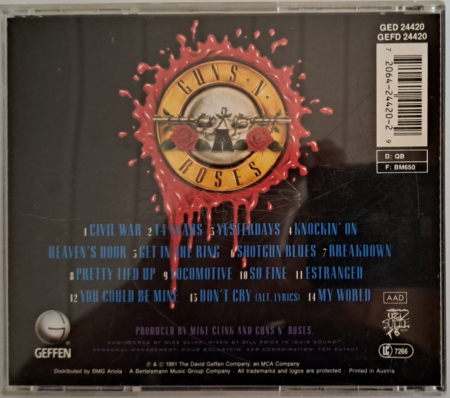 CD: Guns N Roses - Use Your Illusion II – Usato da Tenniken venduto da mik_6mxg 7