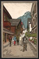Engelberg, Partie in der Dorfstrasse
