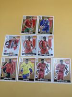 Panini Extra Sticker 8er Set Fussballer Neuwertig