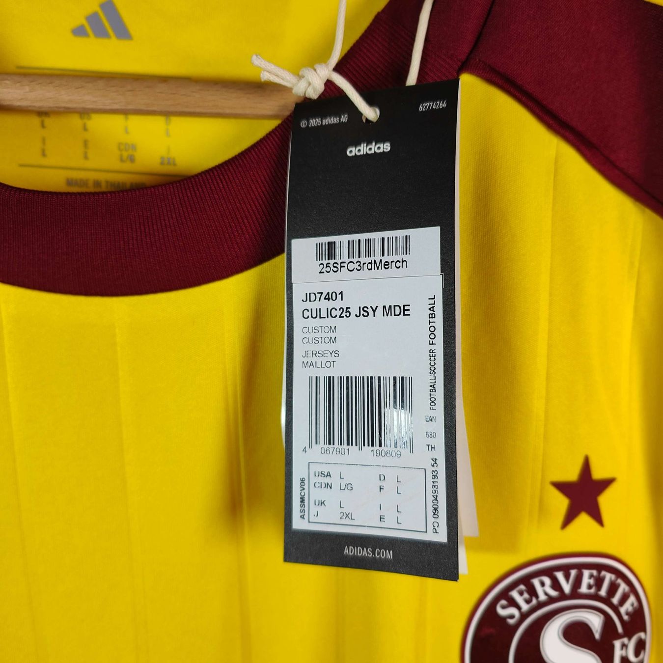 Canottiere & Pantaloni: Original 2025-26 Servette Third Trikot – Usato da Martigny venduto da eternalpitch 3