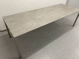 NEUER 190 -250x90cm Auszugtisch Edelstahlrahmen