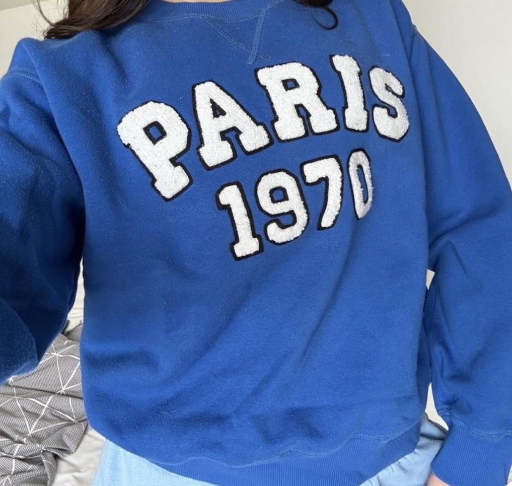 H&M Maglioni & Felpe: gros pull bleu « paris » – Usato da Ardon venduto da loanneroch