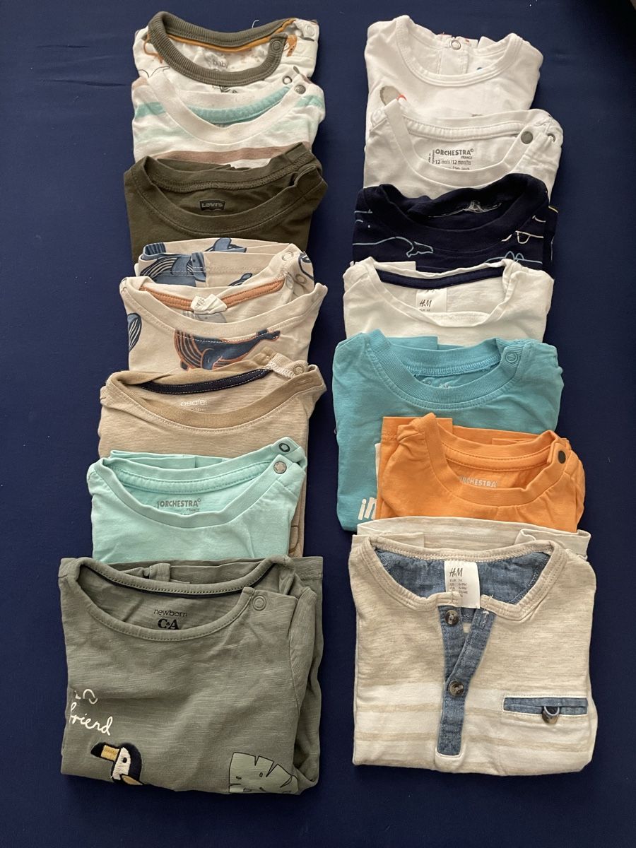 H&M Camicie, T-shirt & Polo: T-Shirt Grösse 74 Knaben – Usato da Rothenburg venduto da Lindas2003