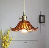 Lampe Suspendue  Style nordique moderne en pierre de verre