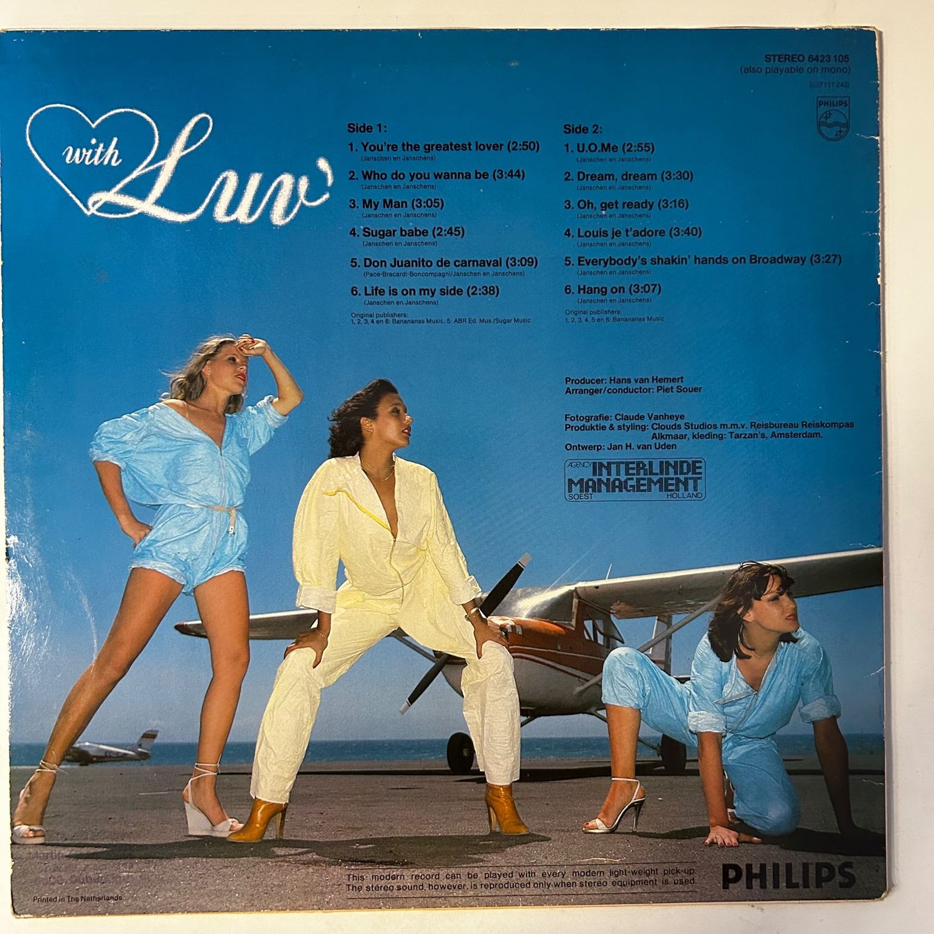 Dischi in vinile: Luv - With Luv, PHILIPS Vinyl LP 1978 – Usato da Aesch BL venduto da BernisFlomi 1