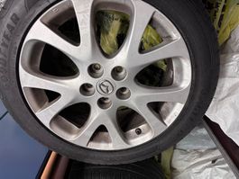 Felge mit Reifen Goodyear 245/45R18 100W