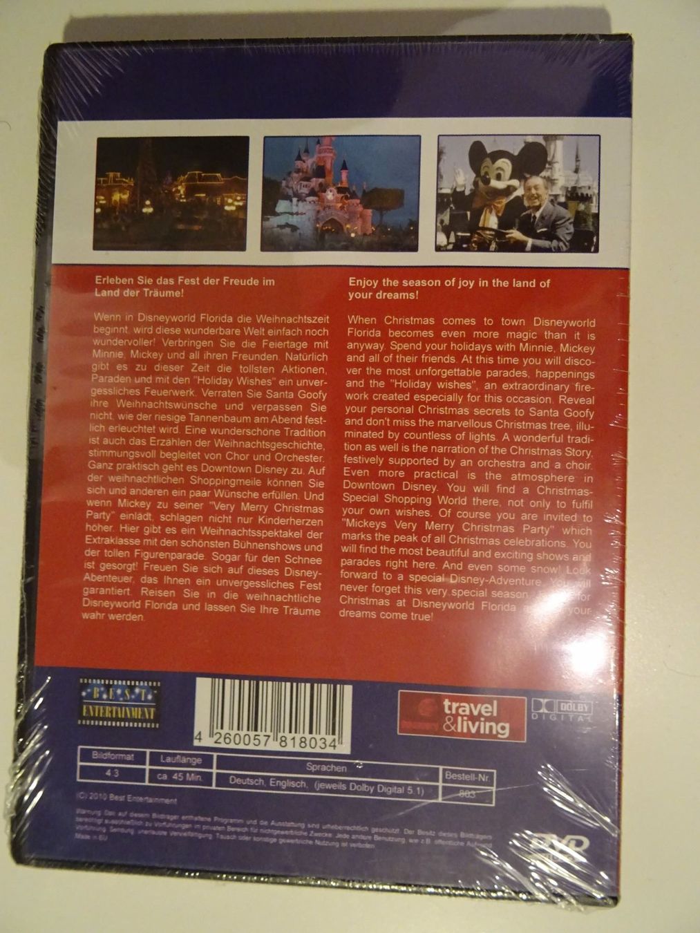Tous les DVDs: Magic Holidays in den Disney Themenparks – Neuf avec emballage d'origine à Erstfeld par Mario_boe0 1