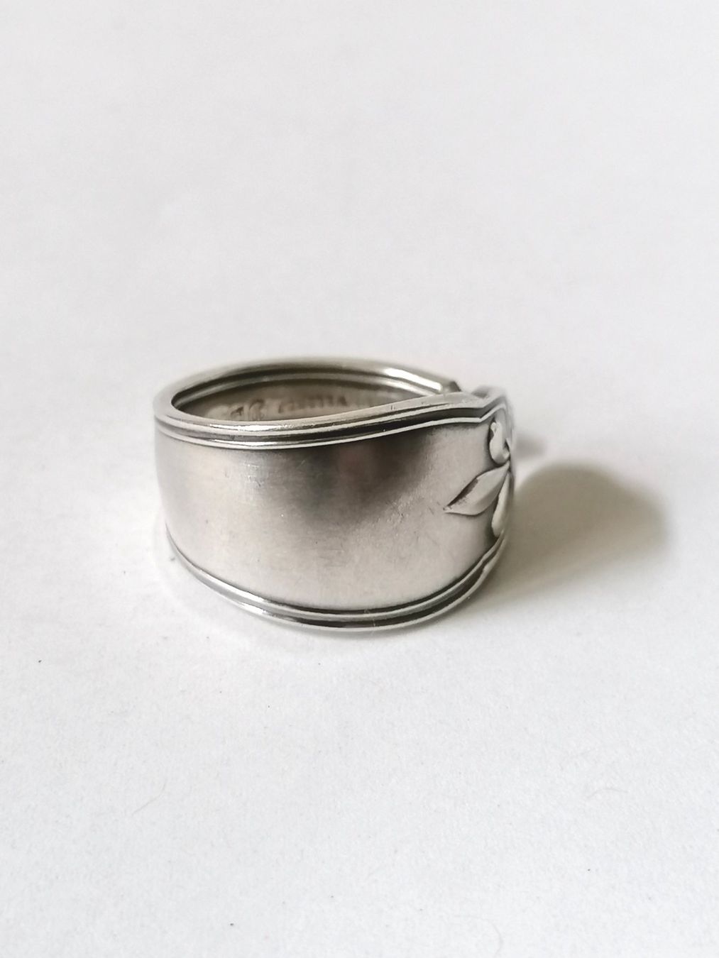 Anelli: Ring aus Silberbesteck, Grösse 59 – Nuovo (secondo la descrizione) da Suhr venduto da zum1.zum2.und 1