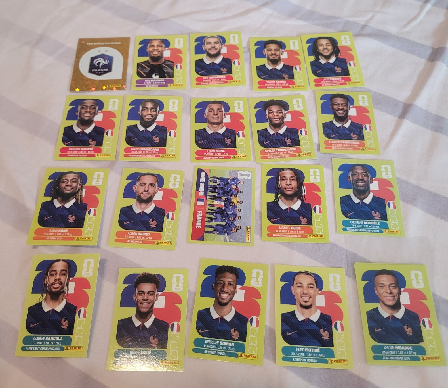 Panini Carte collezionabili: Équipe complète France – Nuovo (secondo la descrizione) da Martigny venduto da sil_ht2d