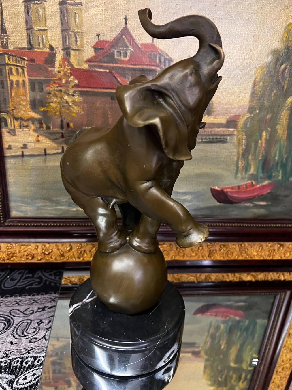 Sculture & Statue: Massive Elefant Bronzefigur Top Qualitativ – Usato da Oberengstringen venduto da Cici7 5