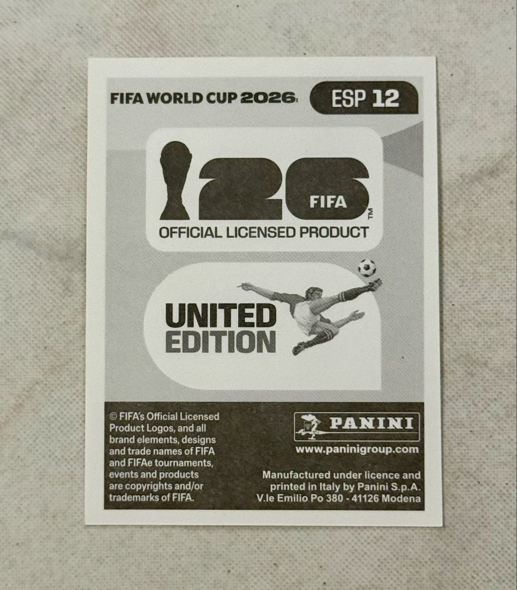 Panini Cartes à collectionner: Panini WM 2026!!! ESP 12 – Neuf (Voir description) à Oberentfelden par NunoLouro 1