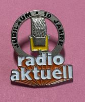 Radio Aktuell Pin - 10 Jahre Jubiläum - Rarität!