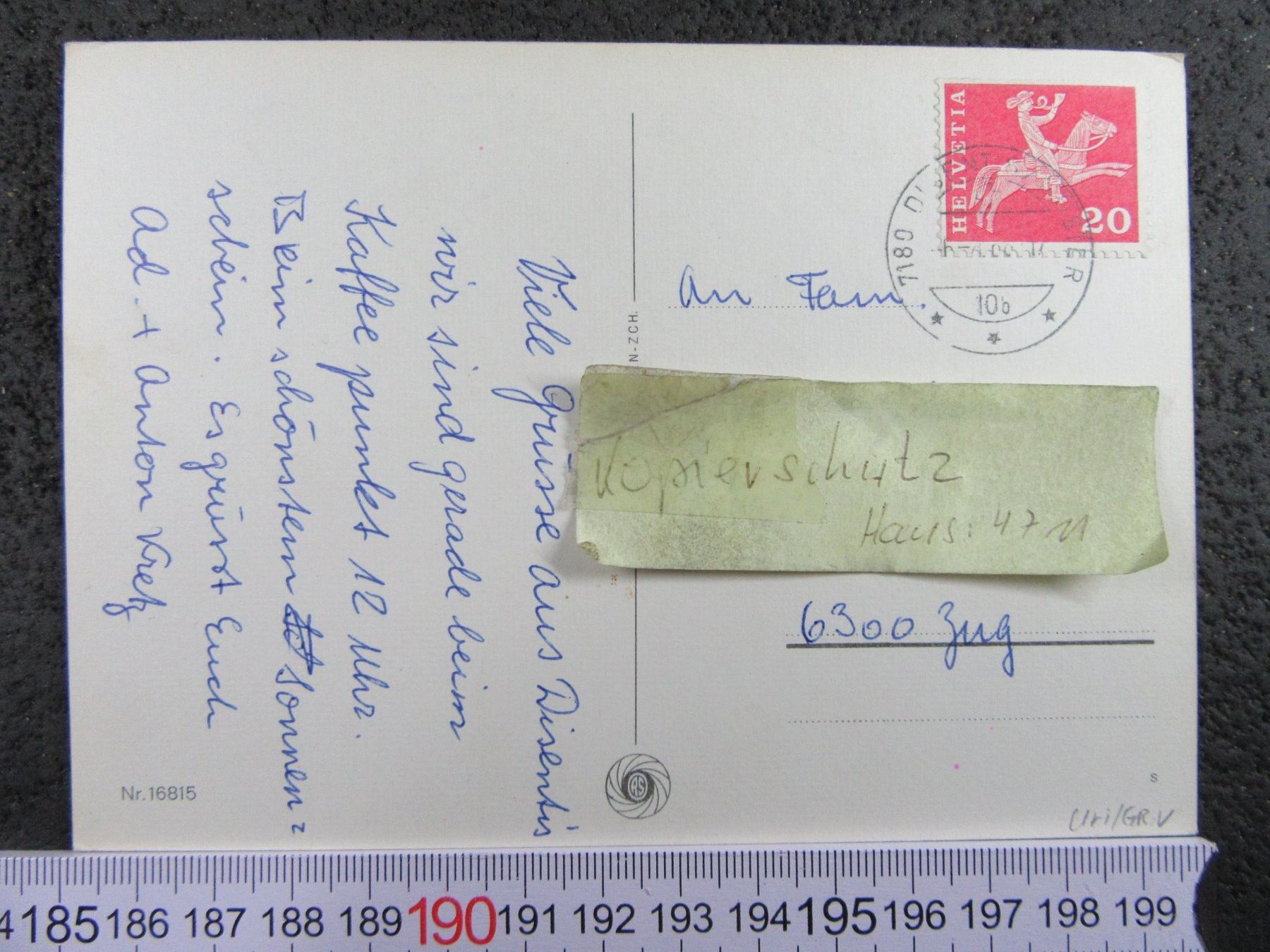 Cartoline postali: OBERALPPASS URI AK – Usato da Ettingen venduto da Hausi4711 1