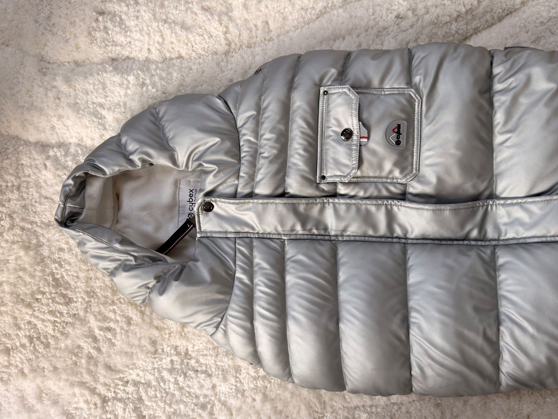 Cybex Sacchi a pelo: Cybex Platinum Winter Footmuff - Arctic Silver – Usato da Uitikon Waldegg venduto da sdman 5