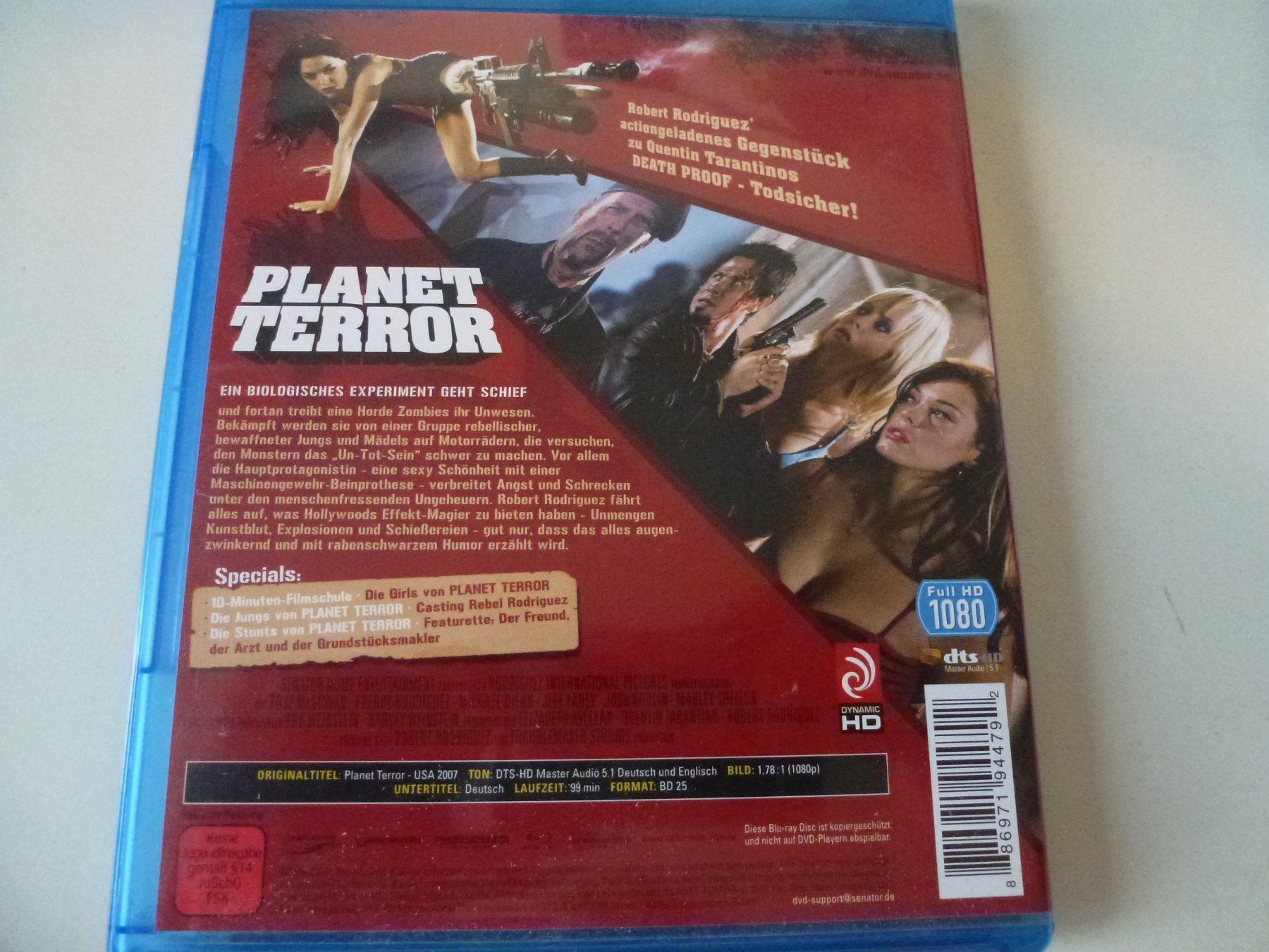 Tutti i DVDs: Grindhouse - Planet Terror (Blu-Ray) – Nuovo (secondo la descrizione) da Bern venduto da Frebo 1