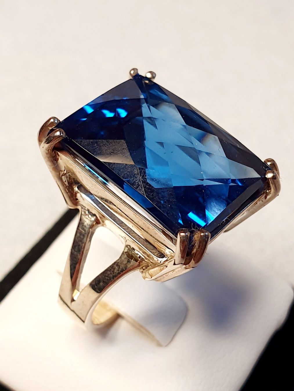 Ringe: Blau Topas Solitair Ring – Neu (gemäss Beschreibung) aus Zürich von benedikt12 4