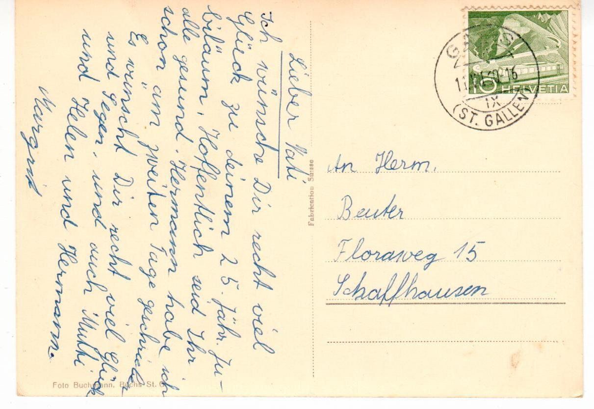 Cartoline postali: Kurhaus Eichlitten Gamserberg – Usato da Wolhusen venduto da Curver9 1