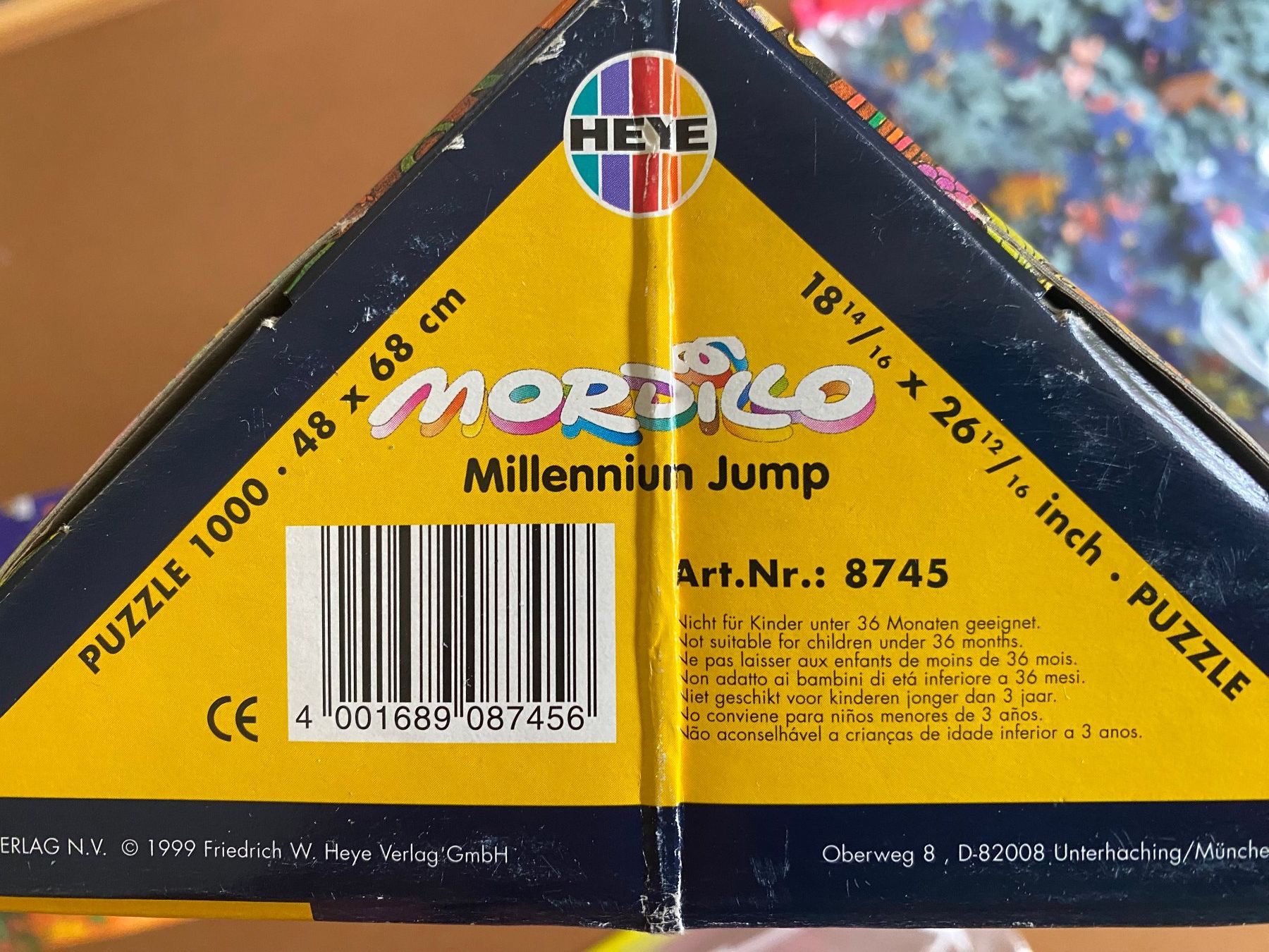 Heye Puzzle: MORDILLO-Puzzle  "Millenium Jump" – Usato da Egg SZ venduto da irbaku 4