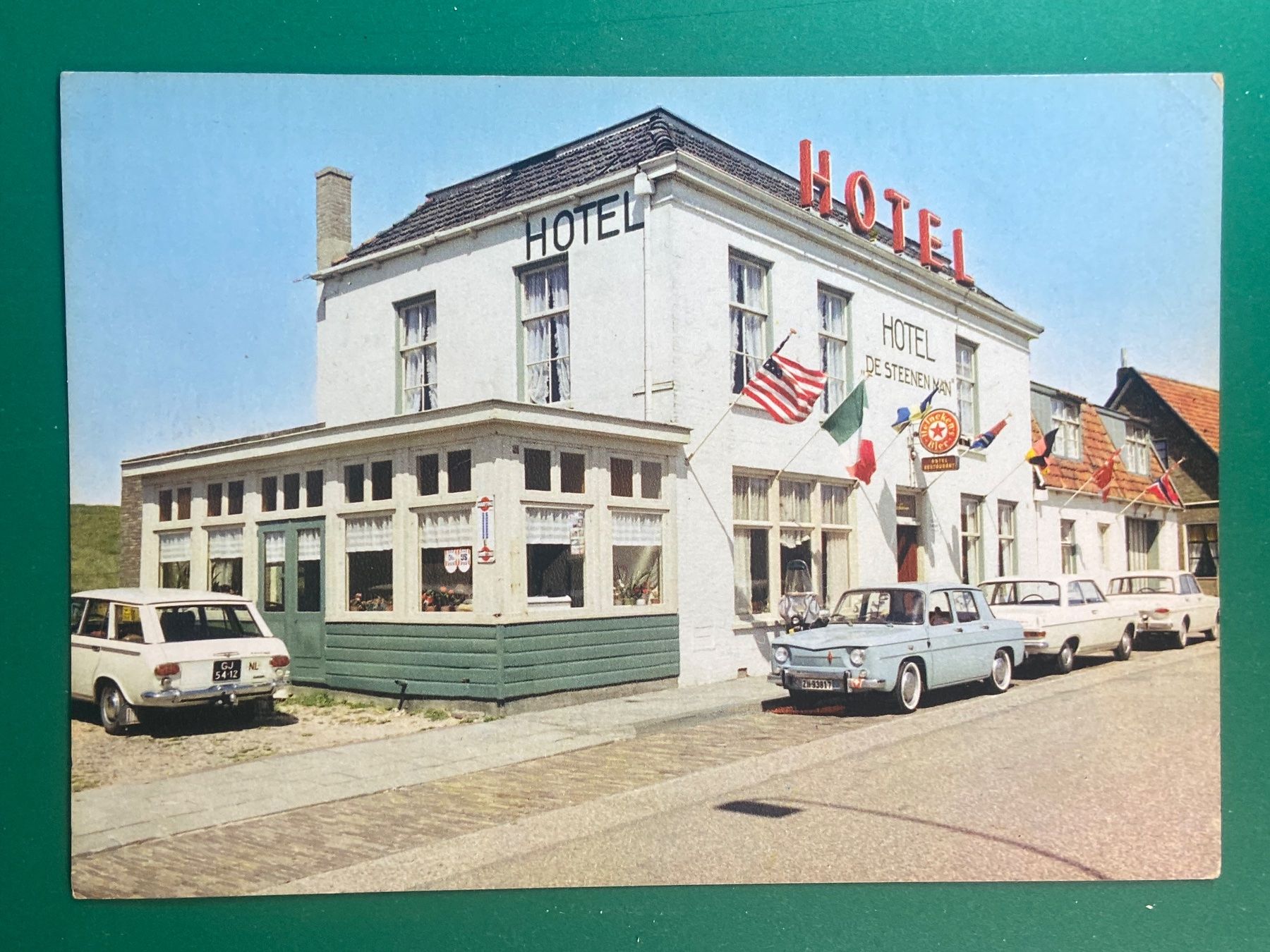 Cartes postales: Zürich - Hotel De Steenen Man – D'occasion à Steg VS par danwer74