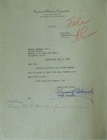 Raymond Schrock (1892-1950) Drehbuch - Autogramm Brief 1925