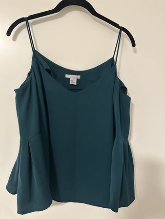 H&M Top Gr. XS (Smaragd)