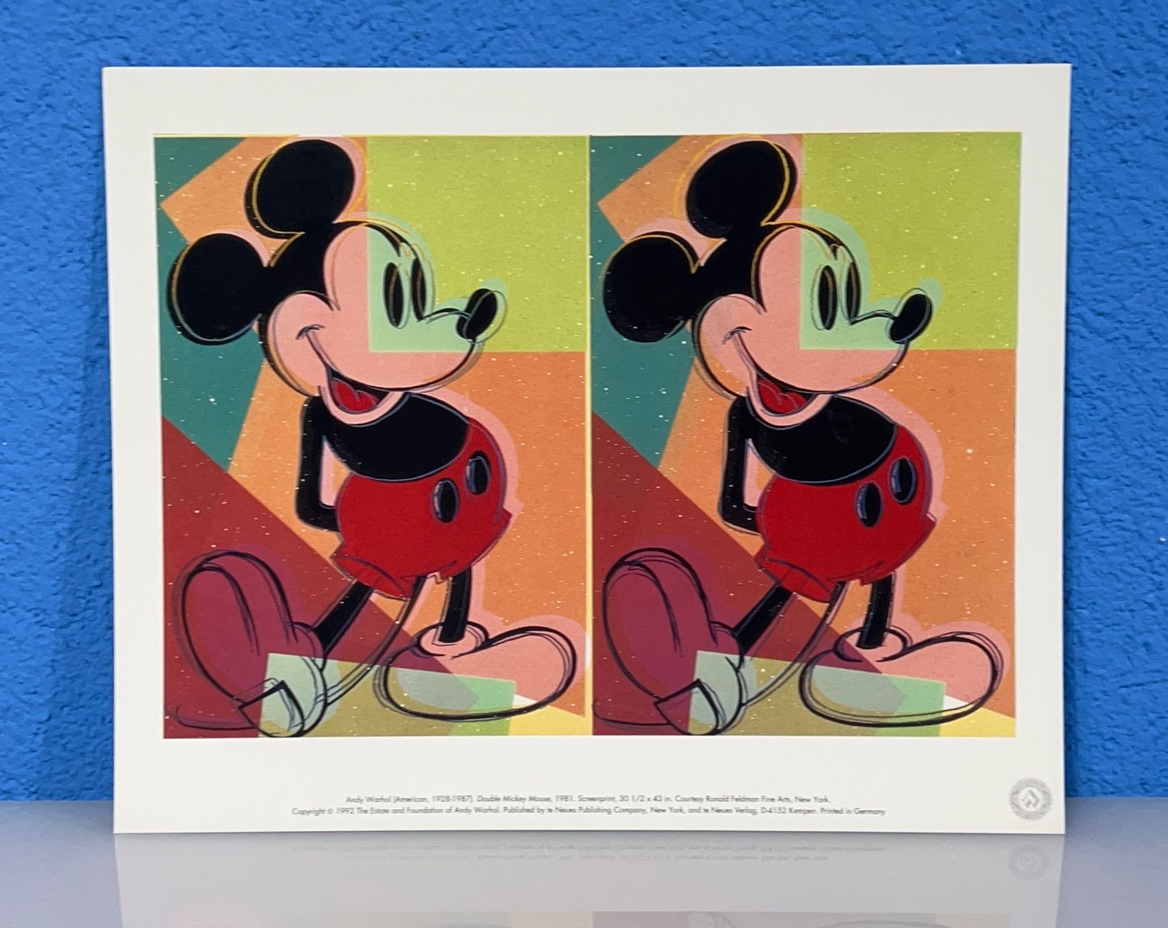 Grafica & Litografie: Andy WARHOL - Mickey Mouse 1992 …ScreenPrinT – Nuovo (secondo la descrizione) da Zürich venduto da stock4you 1