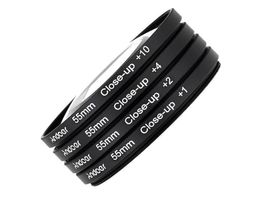 ✅ NEU Set von 4 Close-Up Makrofilter 55 mm